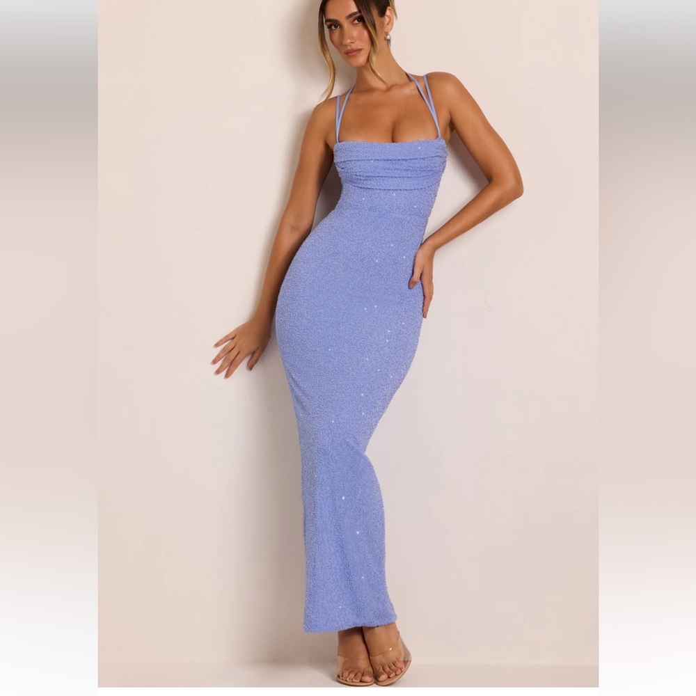 !SOLD! Powder blue maxi dress